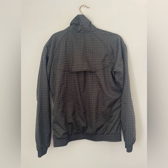 Nike Womens Grey Fullzip goemetric print running workout vented Jacket medium - Picture 6 of 10